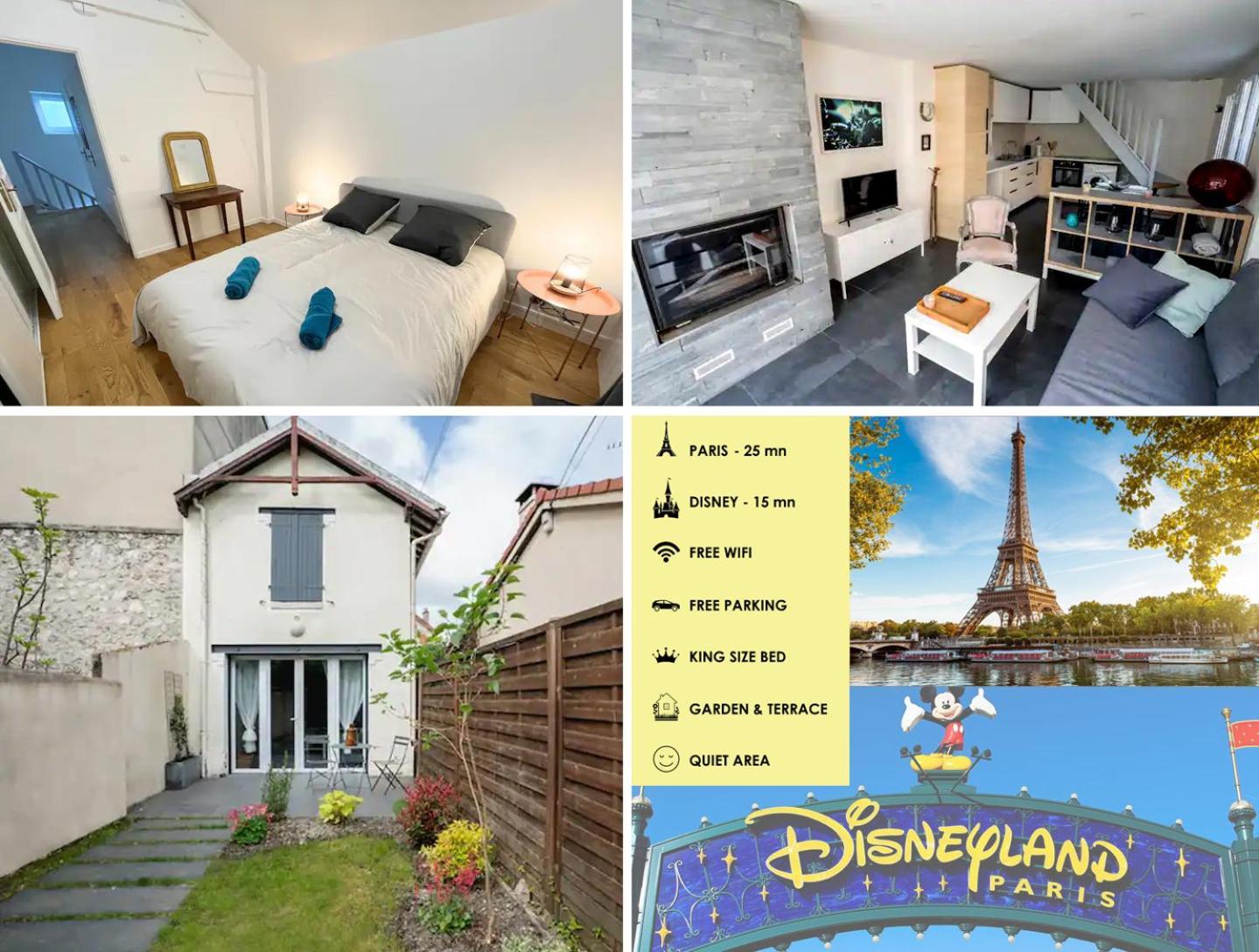 Сasa de vacaciones Le Traditionnel - Maison Avec Jardin & Parking - Ideal Disneyland & Paris Lagny